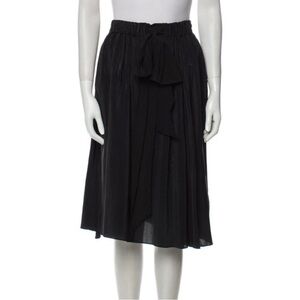 Miu Miu Black Midi Skirt